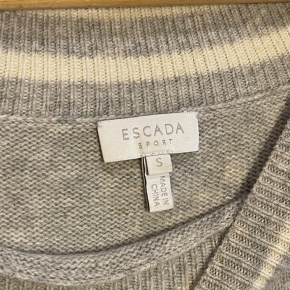 Escada Sport Grey cashmere top - Picture 4 of 8